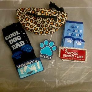 Bundle package leopard dog Fannie pack brand new